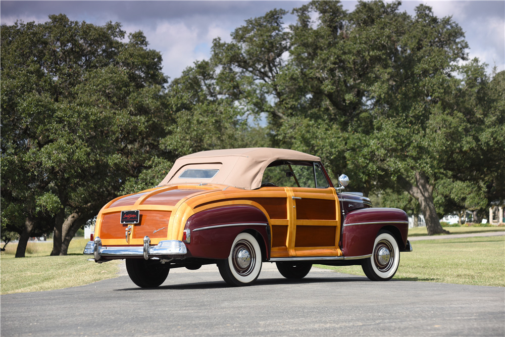1947 Ford Sportsman Convertible Alterations included moving the nameplates and restyling the. 1947 ford sportsman convertible