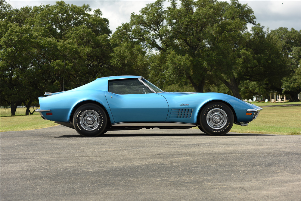 1971 CHEVROLET CORVETTE LT1 - Side Profile - 199624