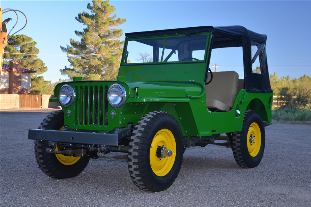 1947 WILLYS JEEP CJ2A  - Side Profile - 199865