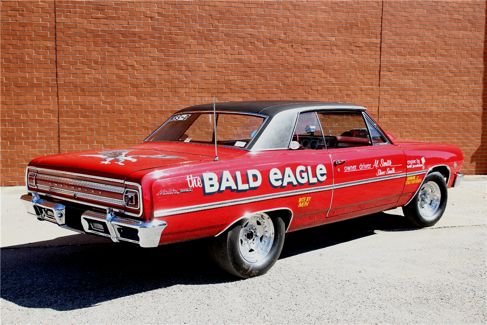 1965 CHEVROLET MALIBU CUSTOM DRAG CAR - Rear 3/4 - 200577