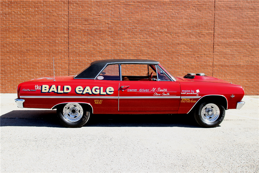 1965 CHEVROLET MALIBU CUSTOM DRAG CAR - Side Profile - 200577