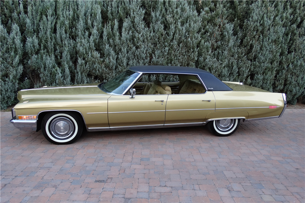 1972 CADILLAC SEDAN DE VILLE  - Side Profile - 200627