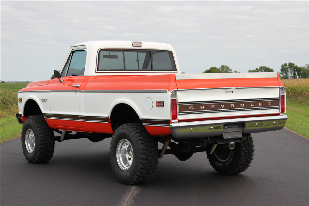 1970 CHEVROLET CUSTOM 4X4 PICKUP - Rear 3/4 - 200660