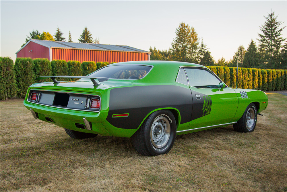 1971 PLYMOUTH 'CUDA - Rear 3/4 - 200739