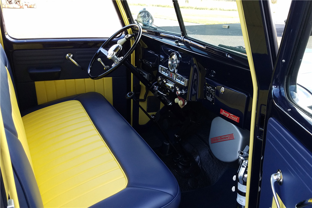 1955 WILLYS 4X4 PICKUP - Interior - 200915