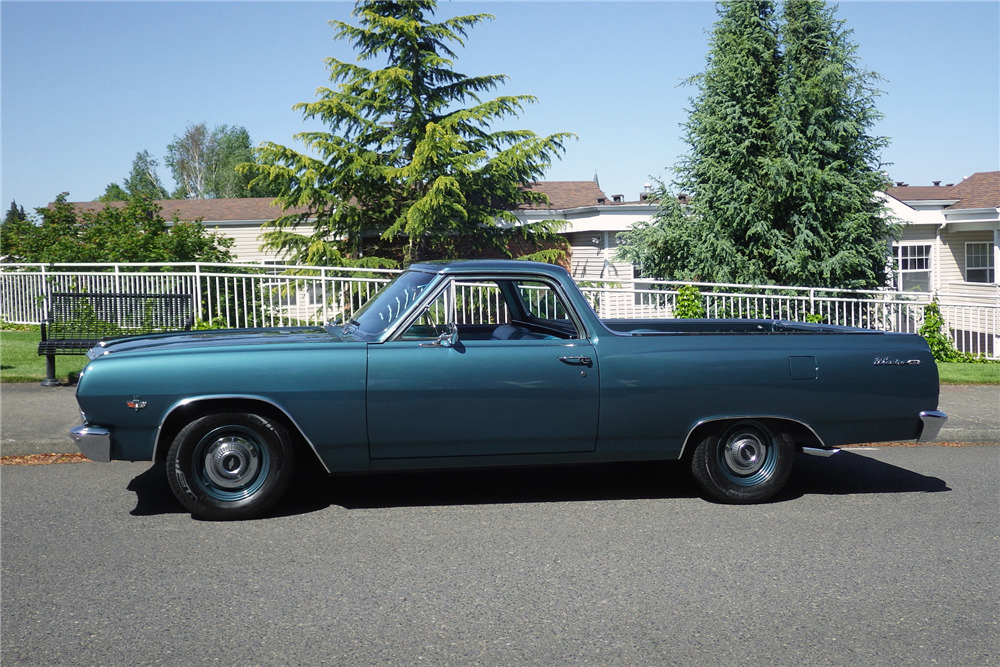1965 CHEVROLET EL CAMINO L79 PICKUP - Side Profile - 201028