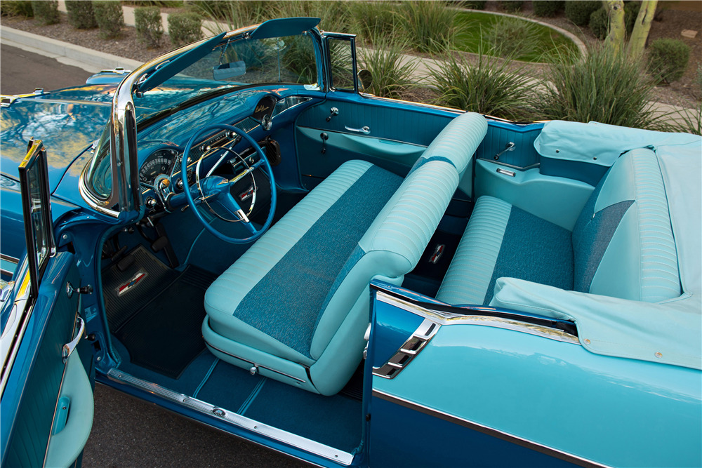1956 CHEVROLET BEL AIR CONVERTIBLE - Interior - 201135