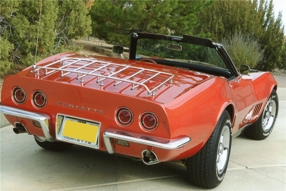 1968 CHEVROLET CORVETTE 327/350 CONVERTIBLE - Rear 3/4 - 201251