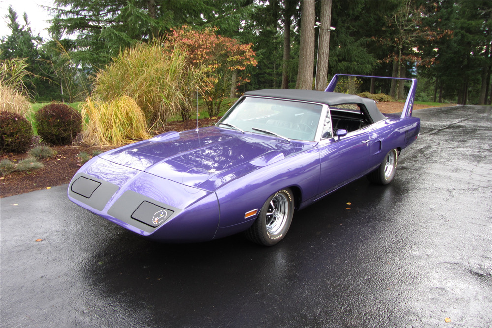 1970 PLYMOUTH SATELLITE CUSTOM CONVERTIBLE - Front 3/4 - 201280
