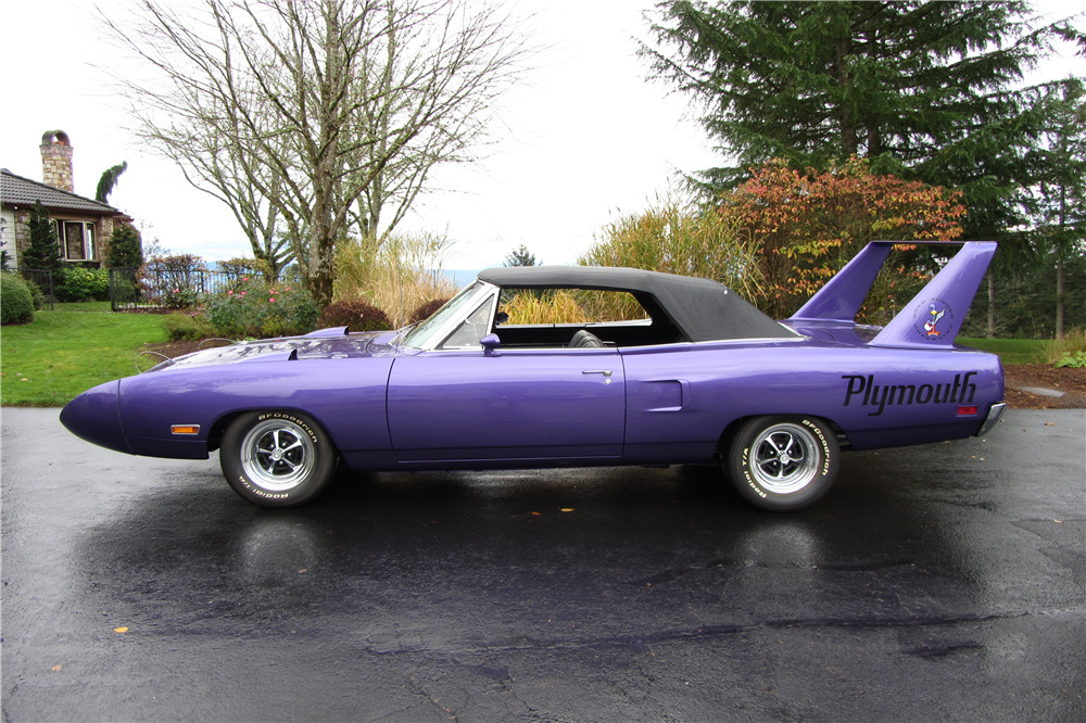 1970 PLYMOUTH SATELLITE CUSTOM CONVERTIBLE - Side Profile - 201280