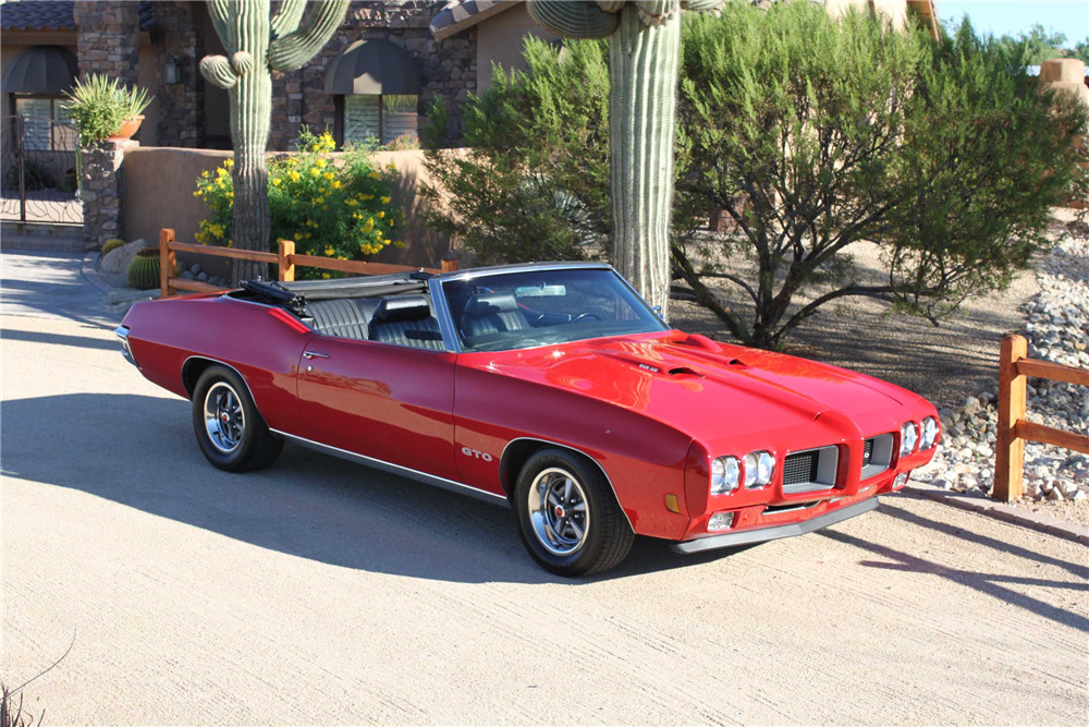 1970 PONTIAC GTO CONVERTIBLE - Side Profile - 201285