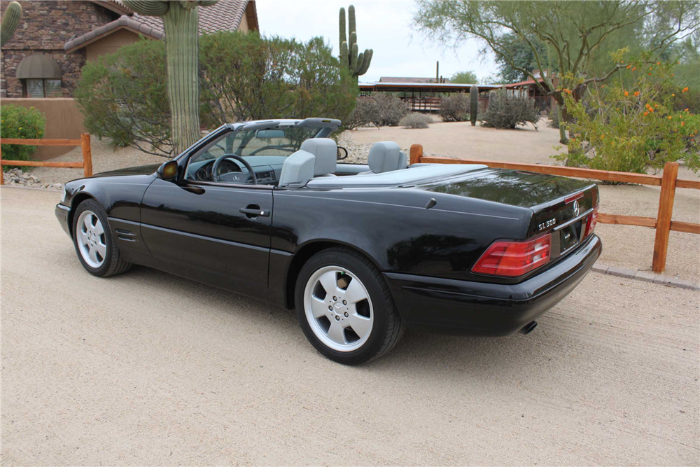 1999 MERCEDES-BENZ SL500 CONVERTIBLE - Rear 3/4 - 201299