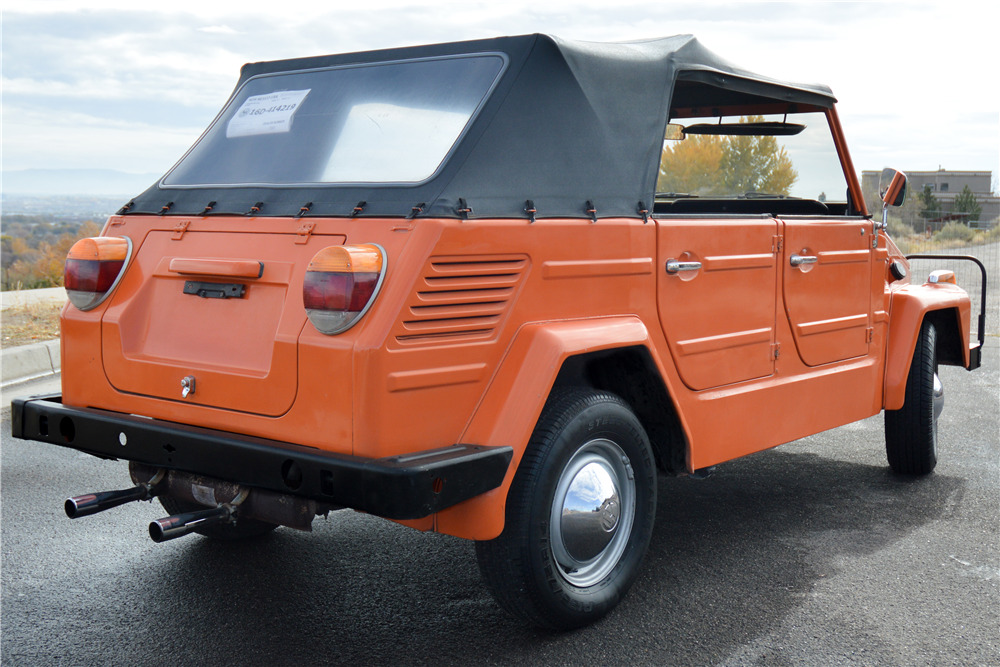 1973 VOLKSWAGEN THING CONVERTIBLE - Rear 3/4 - 201386
