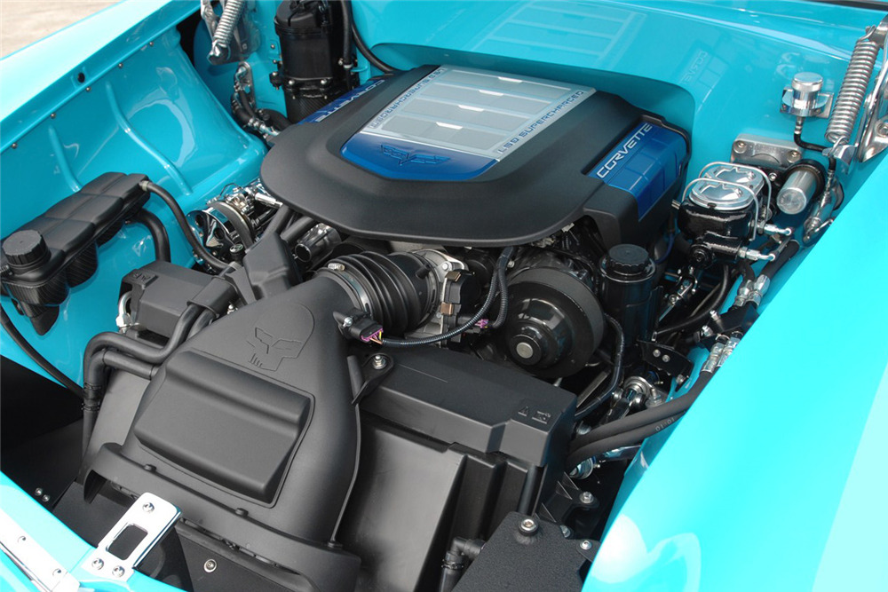 1956 CHEVROLET BEL AIR CUSTOM 2-DOOR POST - Engine - 201402