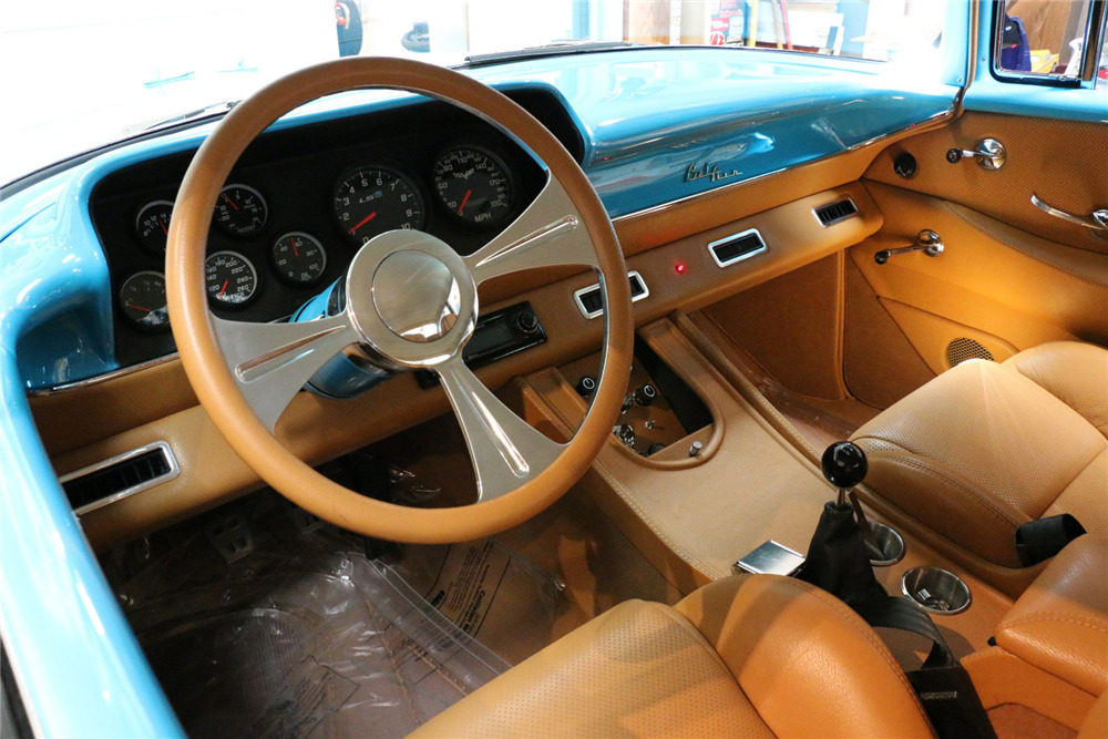 1956 CHEVROLET BEL AIR CUSTOM 2-DOOR POST - Interior - 201402