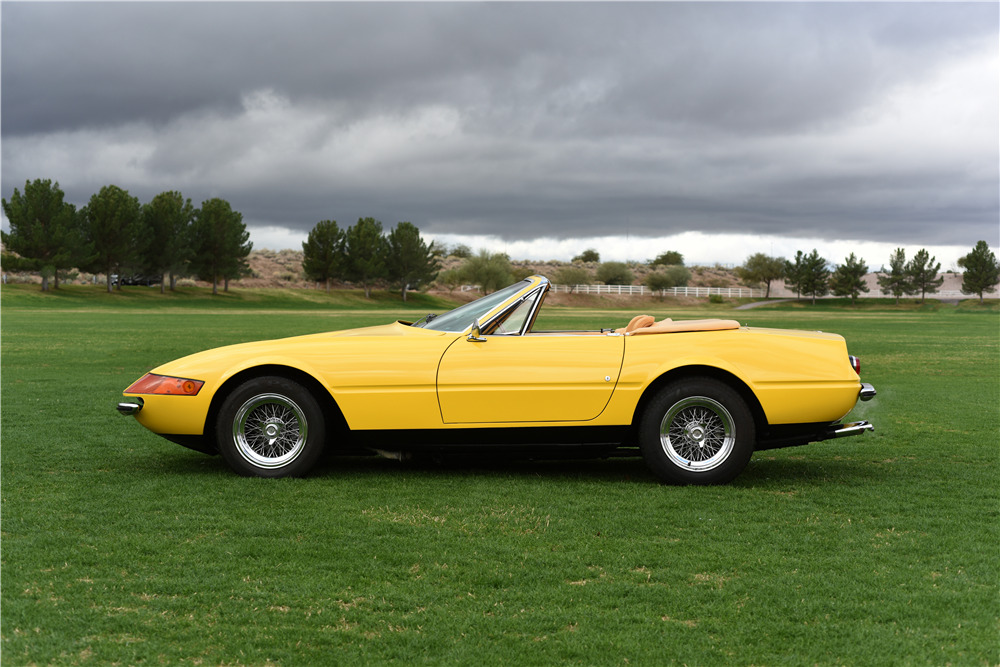 1971 FERRARI 365 GTB/4 DAYTONA SPIDER CONVERSION - Side Profile - 201404