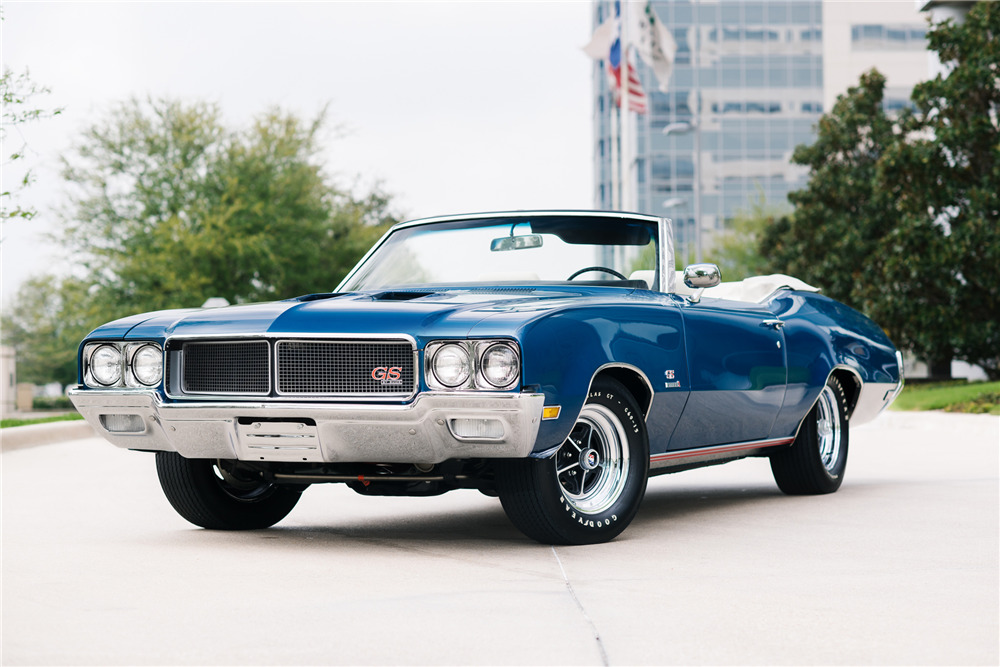1970 BUICK GRAN SPORT STAGE 1 CONVERTIBLE - Front 3/4 - 201485