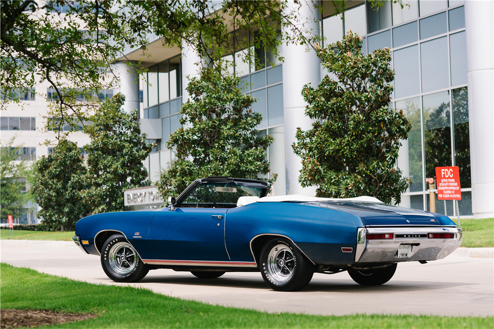 1970 BUICK GRAN SPORT STAGE 1 CONVERTIBLE - Rear 3/4 - 201485