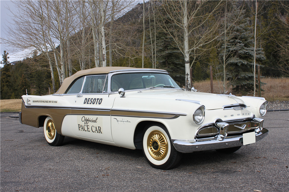 1956 DESOTO CONVERTIBLE INDY 500 PACE CAR - Front 3/4 - 201540