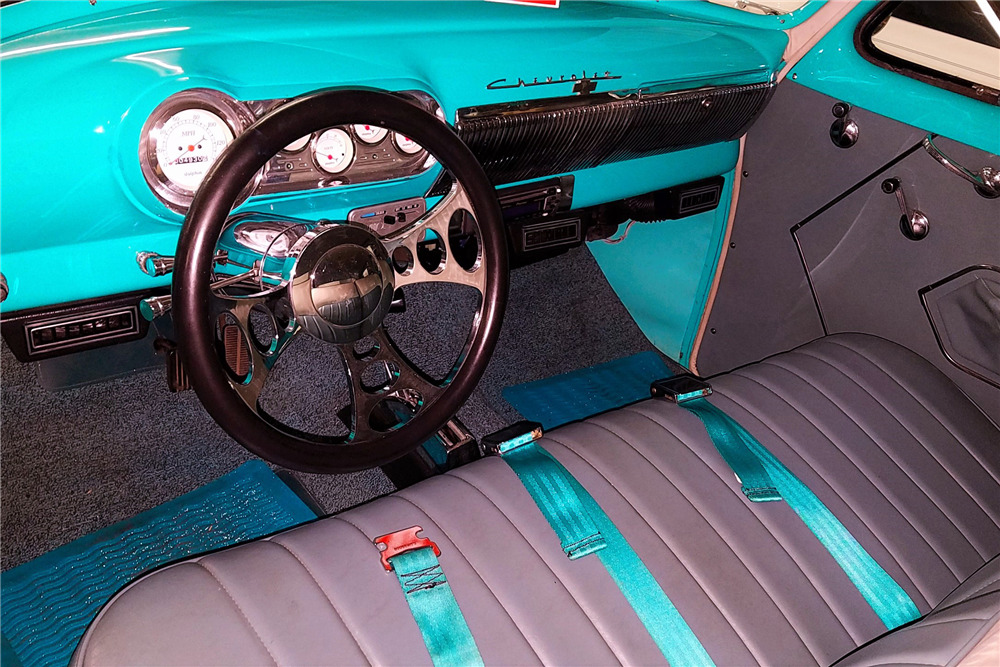 1954 CHEVROLET BEL AIR CUSTOM 2-DOOR POST - Interior - 201677