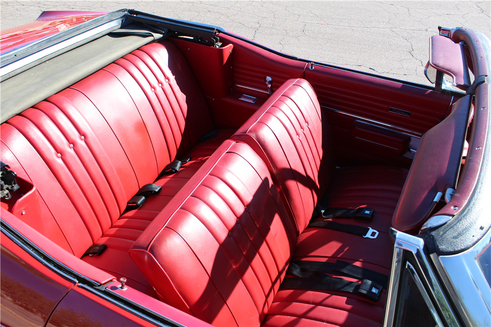 1968 CHEVROLET CHEVELLE MALIBU CONVERTIBLE - Interior - 201706