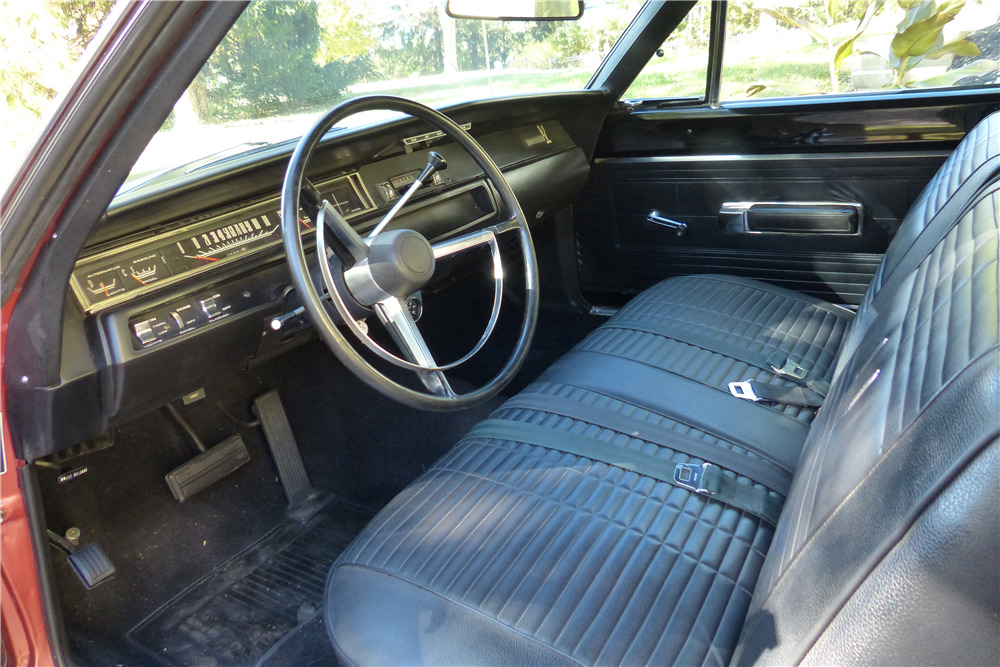 1968 PLYMOUTH HEMI ROAD RUNNER  - Interior - 201722