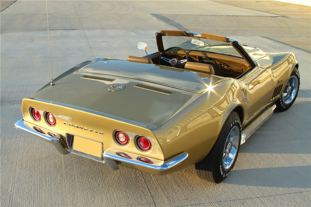 1969 CHEVROLET CORVETTE L89 CONVERTIBLE - Rear 3/4 - 201753