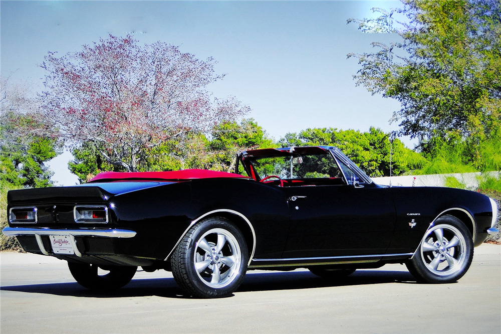 1967 CHEVROLET CAMARO CONVERTIBLE - Rear 3/4 - 201758