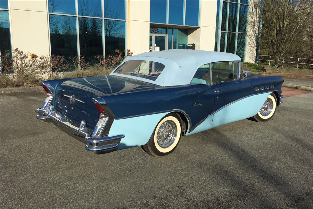 1956 BUICK CENTURY CONVERTIBLE - Rear 3/4 - 201841