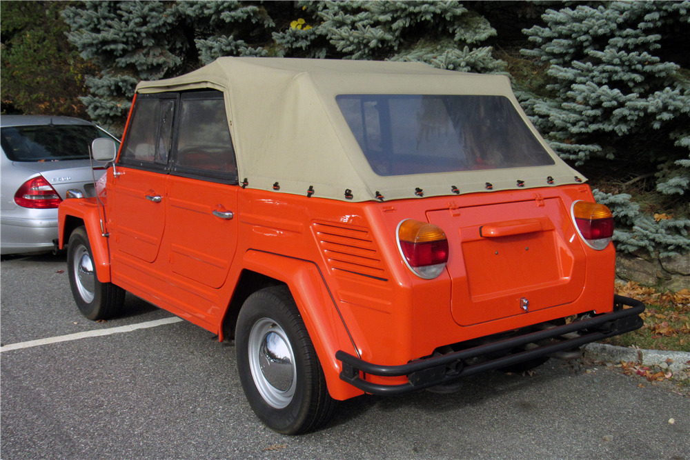 1973 VOLKSWAGEN THING CONVERTIBLE - Rear 3/4 - 202099