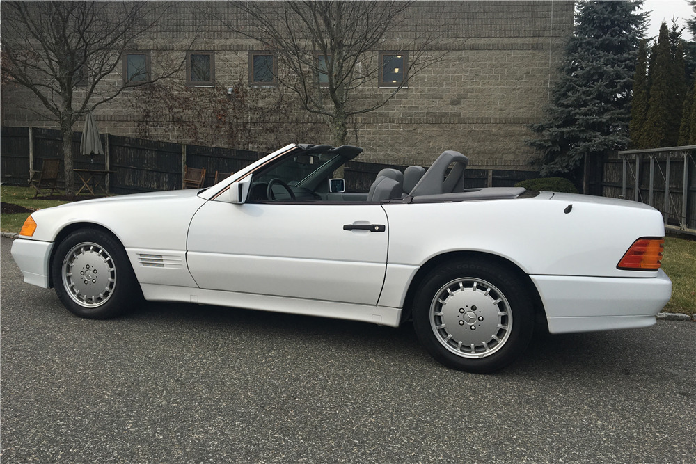 1991 MERCEDES-BENZ 500SL CONVERTIBLE - Side Profile - 202100