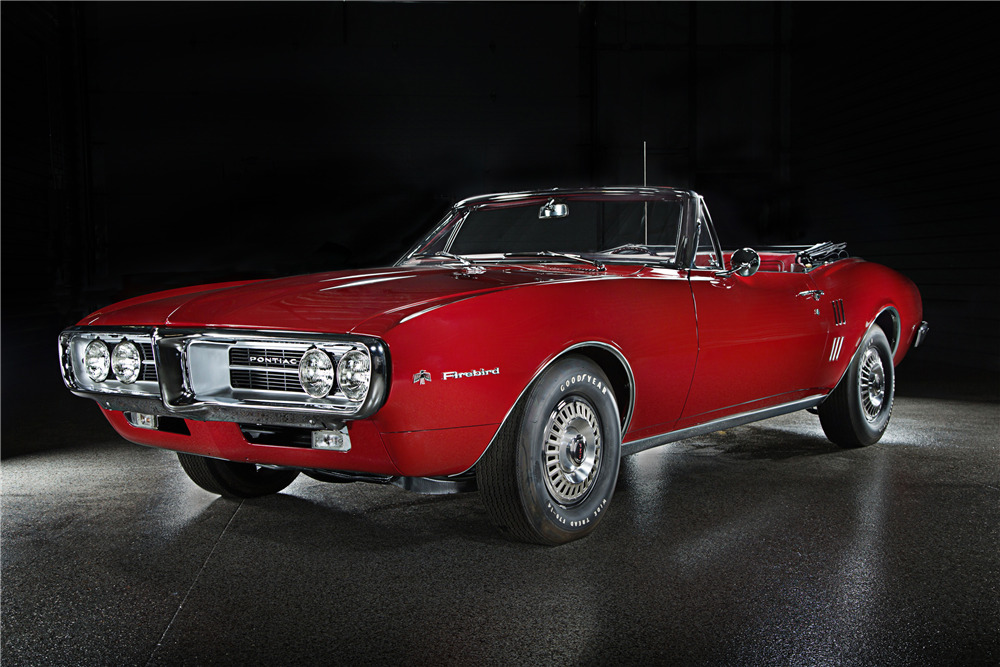 1967 PONTIAC FIREBIRD CONVERTIBLE VIN 001 - Front 3/4 - 202106