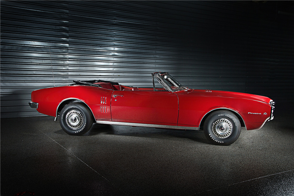 1967 PONTIAC FIREBIRD CONVERTIBLE VIN 001 - Side Profile - 202106