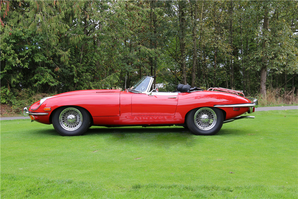 1969 JAGUAR XKE ROADSTER - Side Profile - 202107