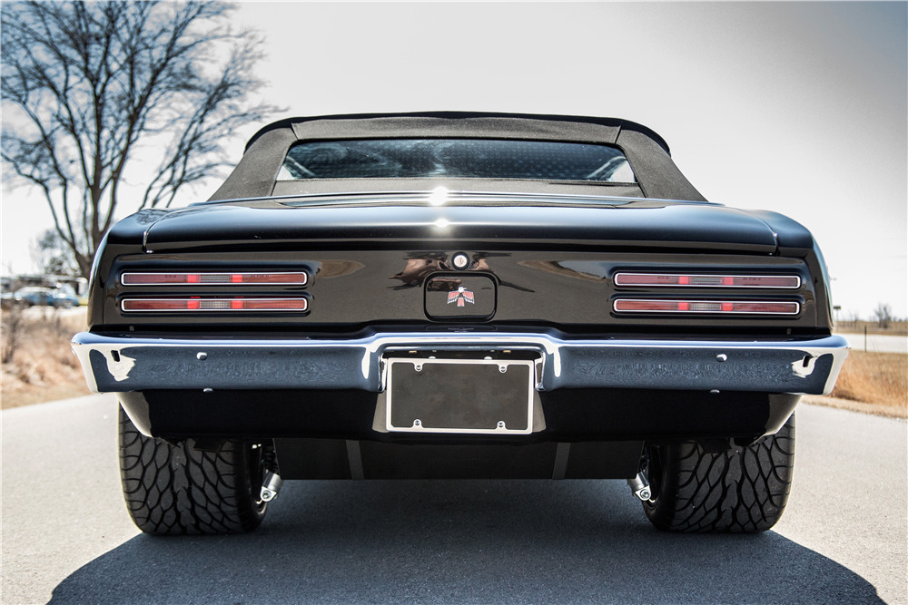 1968 PONTIAC FIREBIRD CUSTOM CONVERTIBLE - Rear 3/4 - 202120
