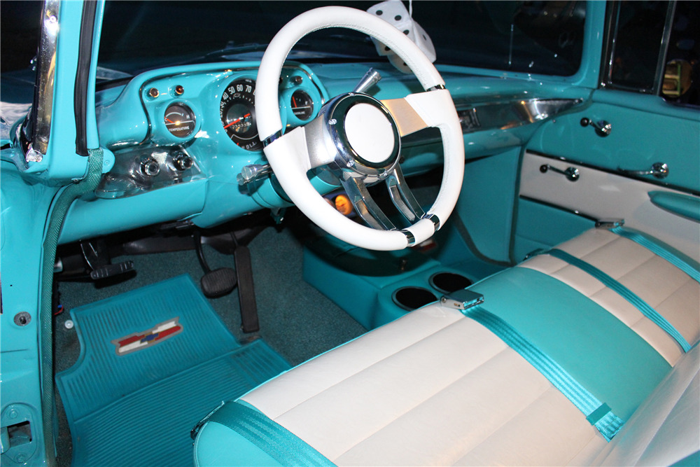 1957 CHEVROLET BEL AIR CUSTOM COUPE - Interior - 202331