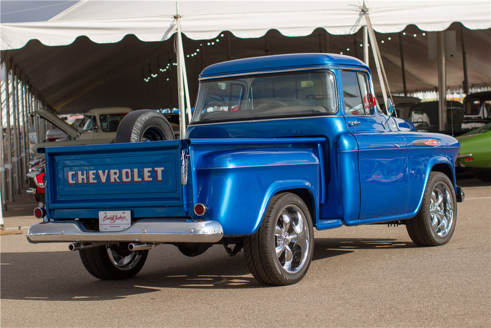 1957 CHEVROLET 3100 PICKUP - Rear 3/4 - 203701