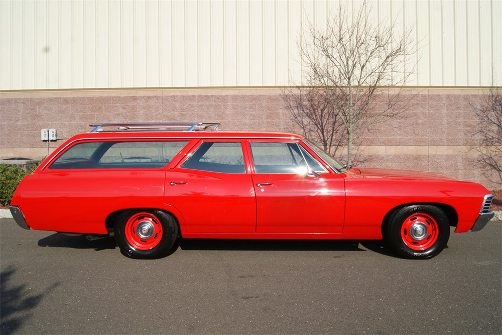1967 CHEVROLET BEL AIR WAGON - Side Profile - 203845