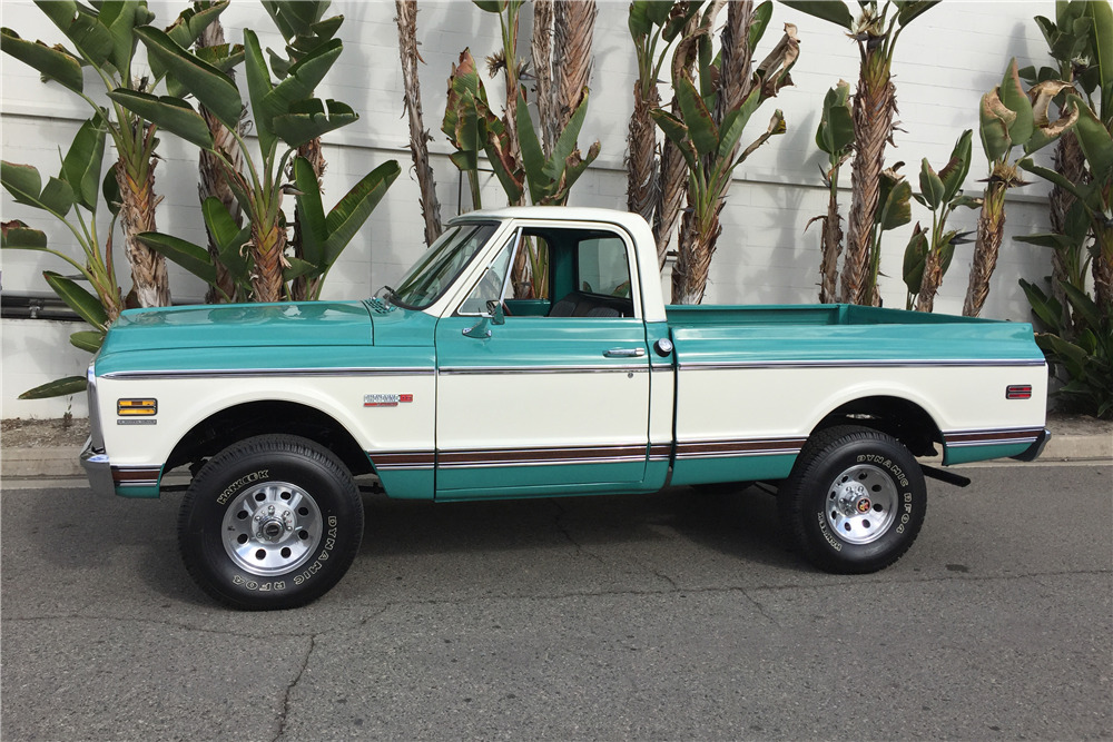 1970 CHEVROLET K10 4X4 PICKUP - Side Profile - 204696