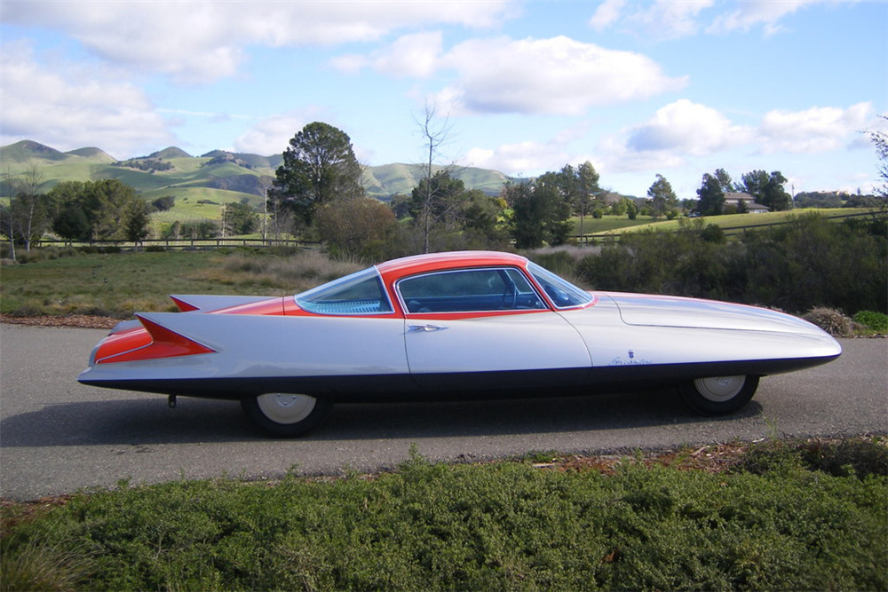 1955 CHRYSLER GHIA STREAMLINE X "GILDA" - Side Profile - 204876