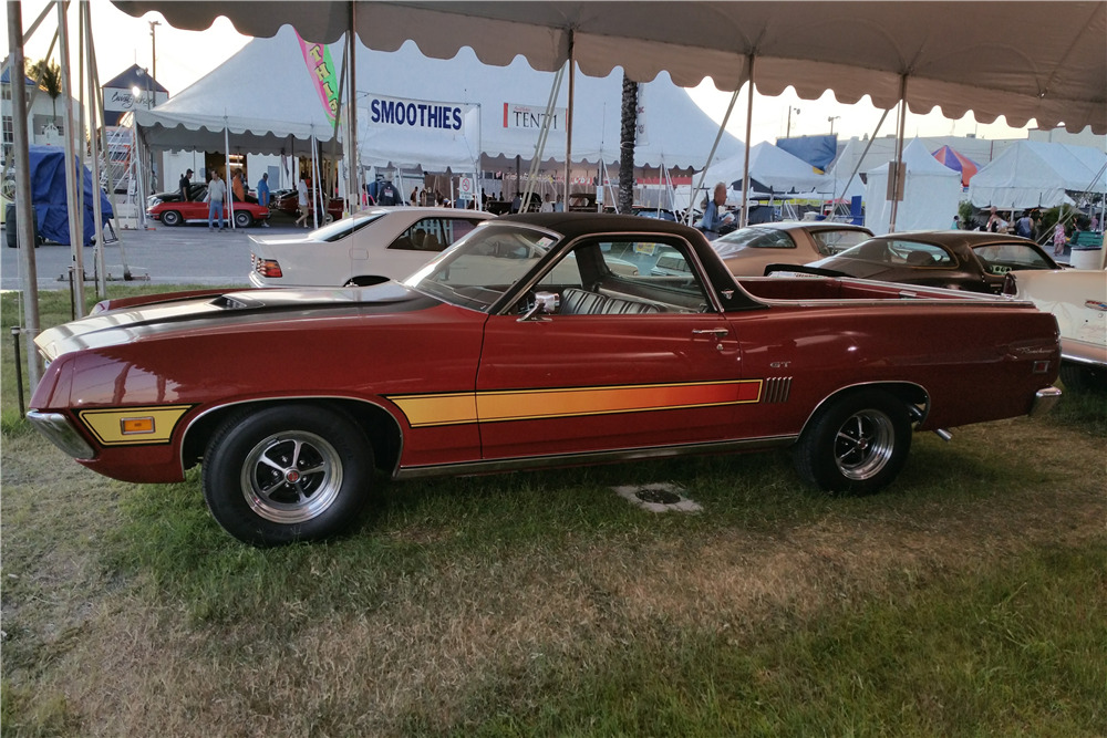 1970 FORD RANCHERO GT PICKUP - Side Profile - 206273