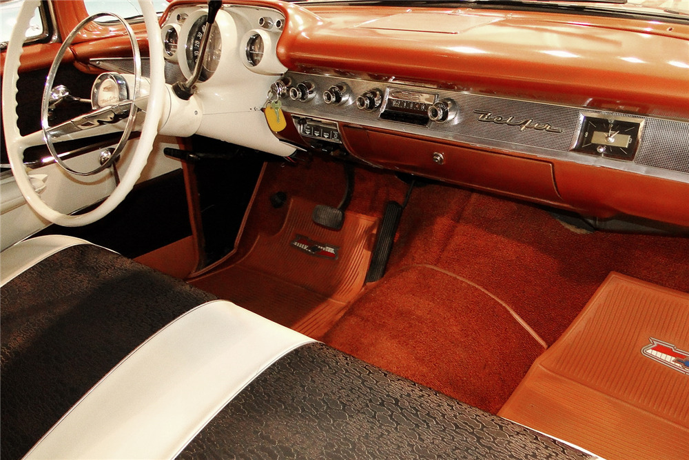 1957 CHEVROLET BEL AIR CUSTOM COUPE - Interior - 206290