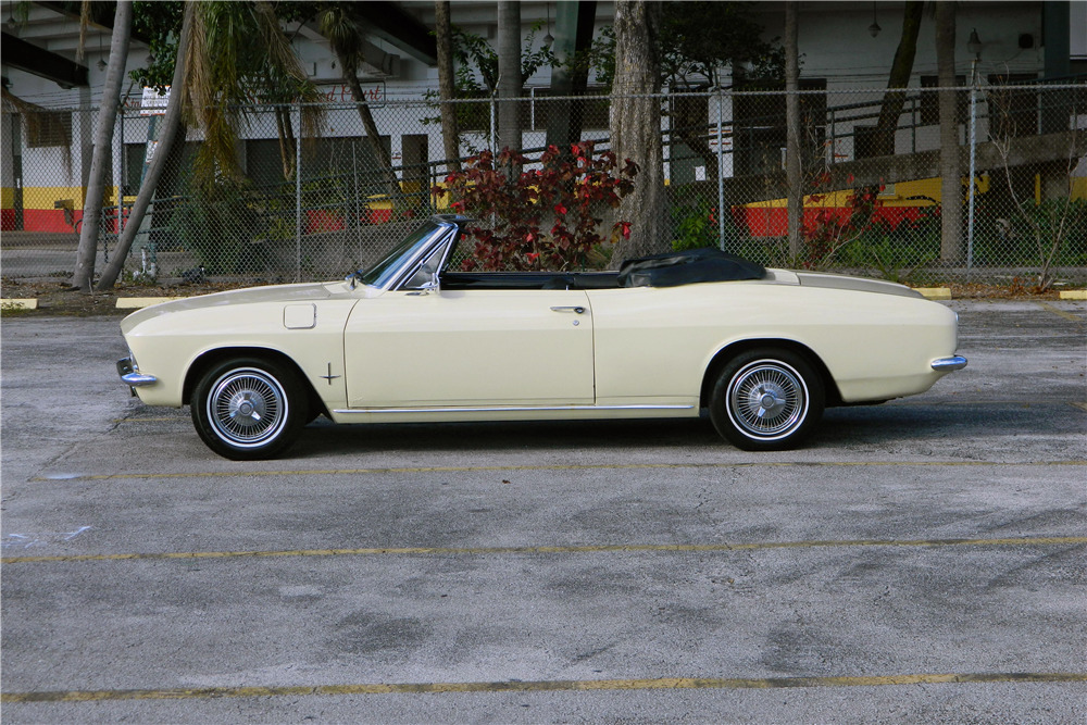 1966 CHEVROLET CORVAIR CONVERTIBLE - Side Profile - 206302