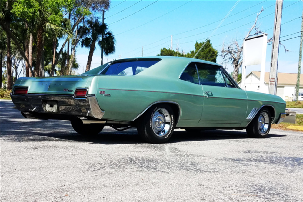 1967 BUICK GRAN SPORT GS 400  - Rear 3/4 - 206392