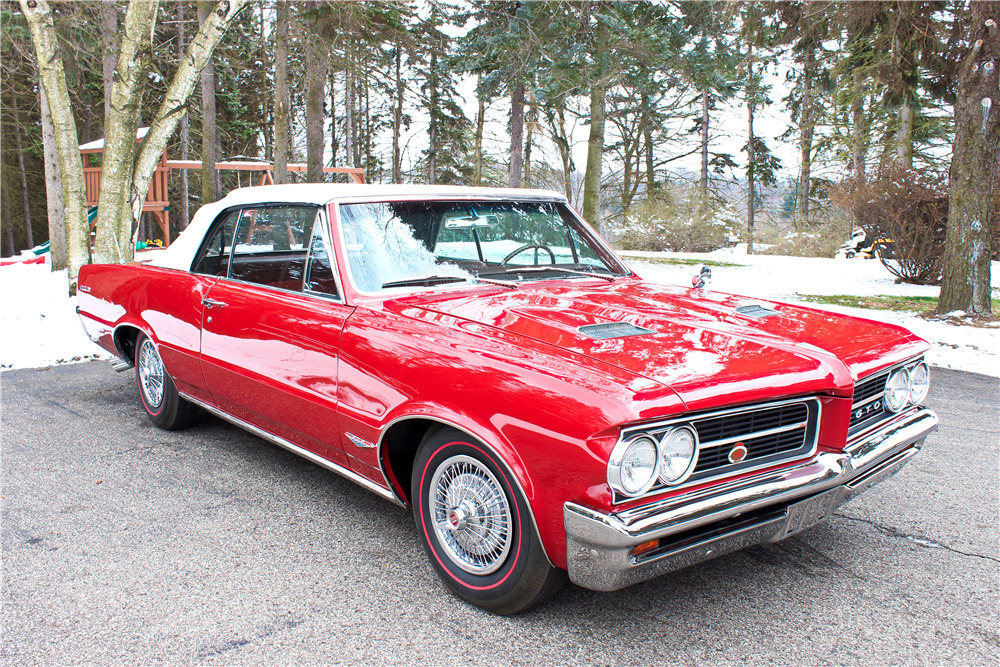 1964 PONTIAC GTO CONVERTIBLE - Side Profile - 206410
