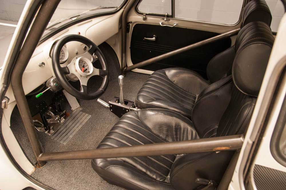 1957 FIAT 500 AMERICA CUSTOM CONVERTIBLE - Interior - 206490
