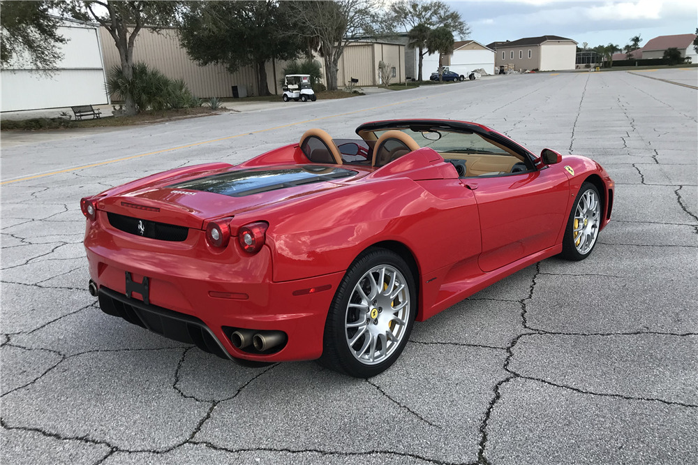 2008 FERRARI F430 F1 SPIDER - Rear 3/4 - 206568