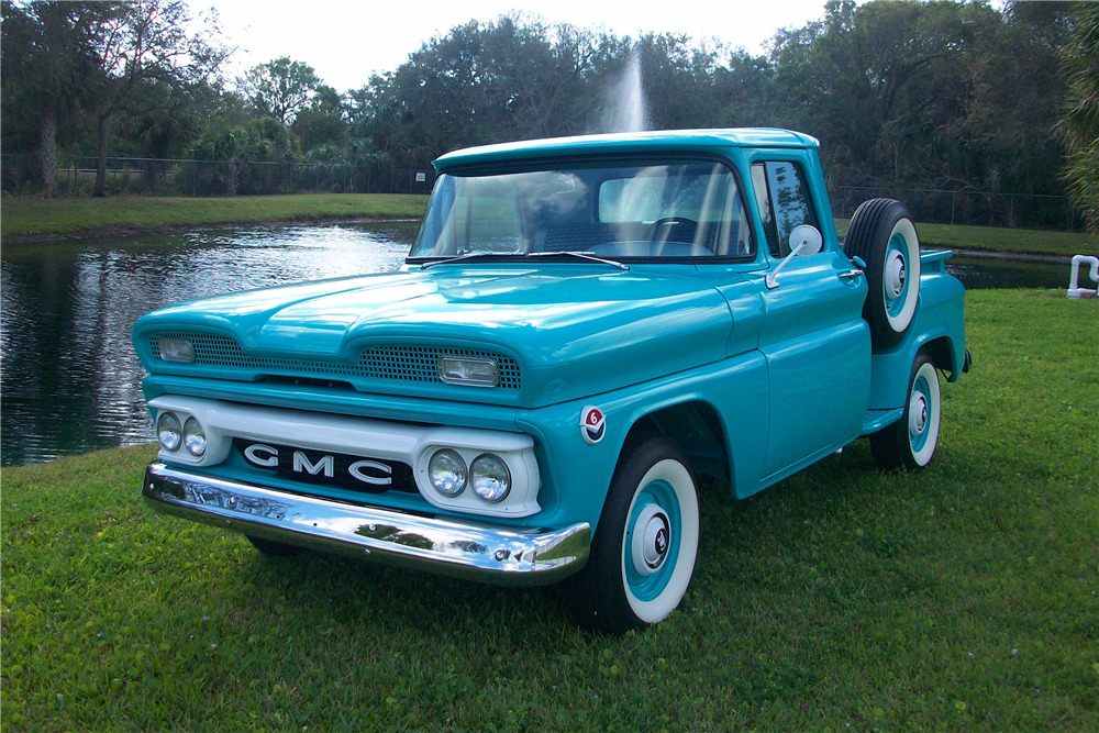 1960 GMC HALF TON PICKUP Front 3 4 206617