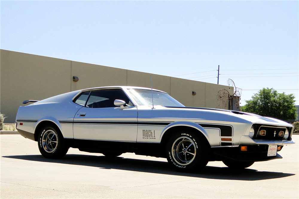 1971 FORD MUSTANG MACH 1 FASTBACK - Side Profile - 206754
