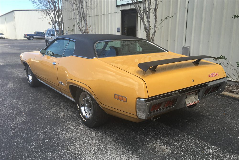 1971 PLYMOUTH GTX  - Rear 3/4 - 207041